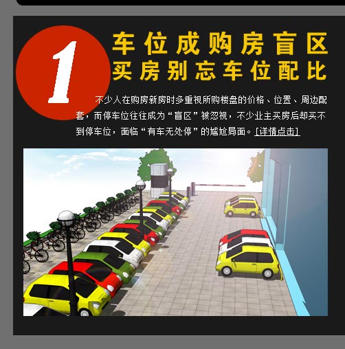 車(chē)位成購(gòu)房盲區(qū) 買(mǎi)房別忘車(chē)位配比