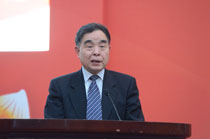 全國人大教科文衛(wèi)委員會主任委員、清華大學新聞出版學院院長柳斌杰致辭