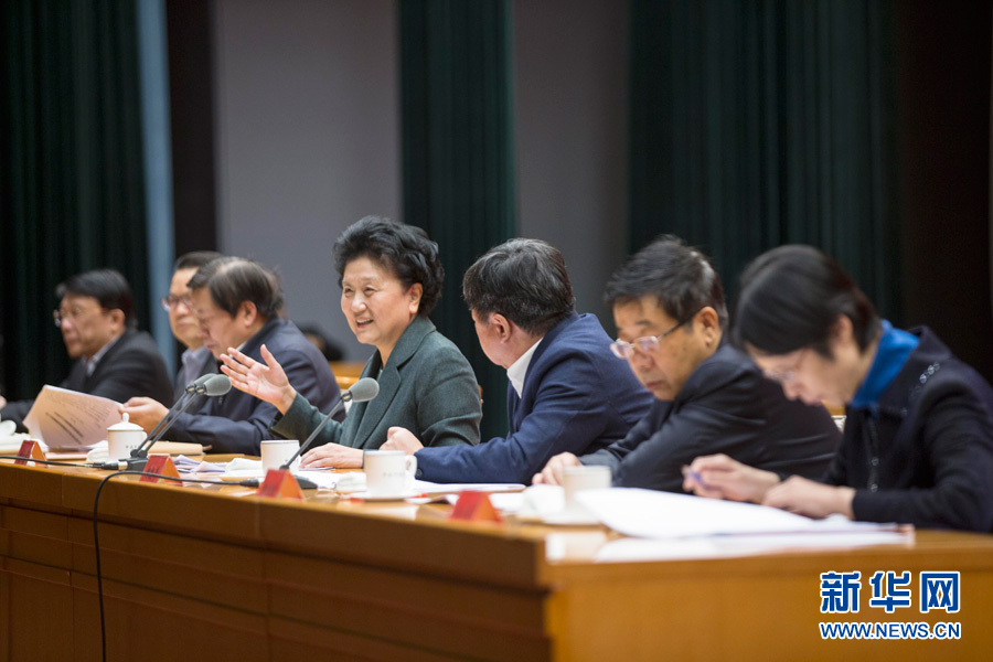 1月16日，中共中央政治局委員、國務(wù)院副總理劉延?xùn)|在北京出席“加強和改進新形勢下高校思想政治工作專題研討班”開班式。 新華社記者崔新鈺 攝
