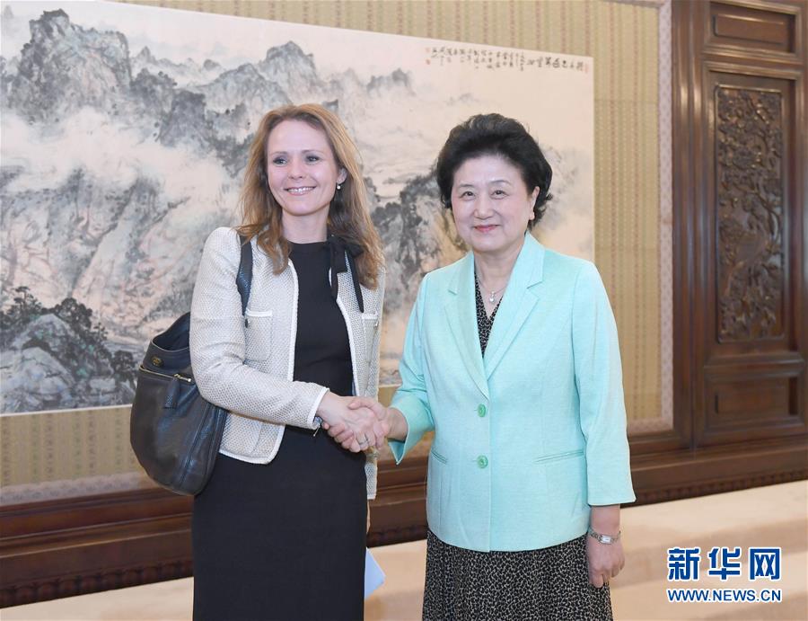 （XHDW）劉延?xùn)|會見世界反興奮劑機構(gòu)副主席、挪威文化大臣琳達(dá)·海勒蘭