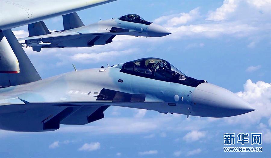 （圖文互動）（2）空軍發(fā)布宣傳片展現(xiàn)殲-20、蘇-35、轟-6K海上新航跡