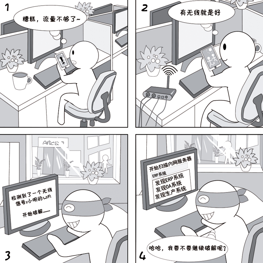 2018國(guó)家網(wǎng)絡(luò)安全宣傳周系列動(dòng)漫①丨還在“蹭”免費(fèi)WiFi？這些安全風(fēng)險(xiǎn)告訴你真能嚇一跳