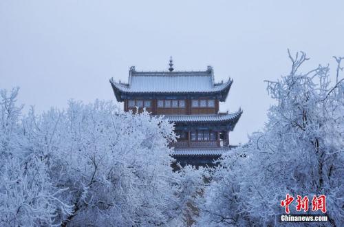 資料圖：小寒時(shí)節(jié)，甘肅嘉峪關(guān)市迎來了一場大雪。師永紅 攝