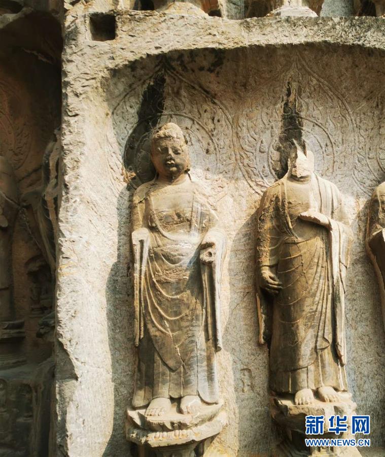 （圖文互動）（5）合體了，龍門石窟流散佛首首次實現(xiàn)“數(shù)字復(fù)位”