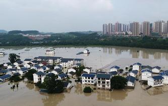 重慶長(zhǎng)江、嘉陵江、涪江洪水過境