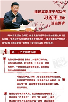 建設(shè)高素質(zhì)干部隊伍，習(xí)近平提出這些要求