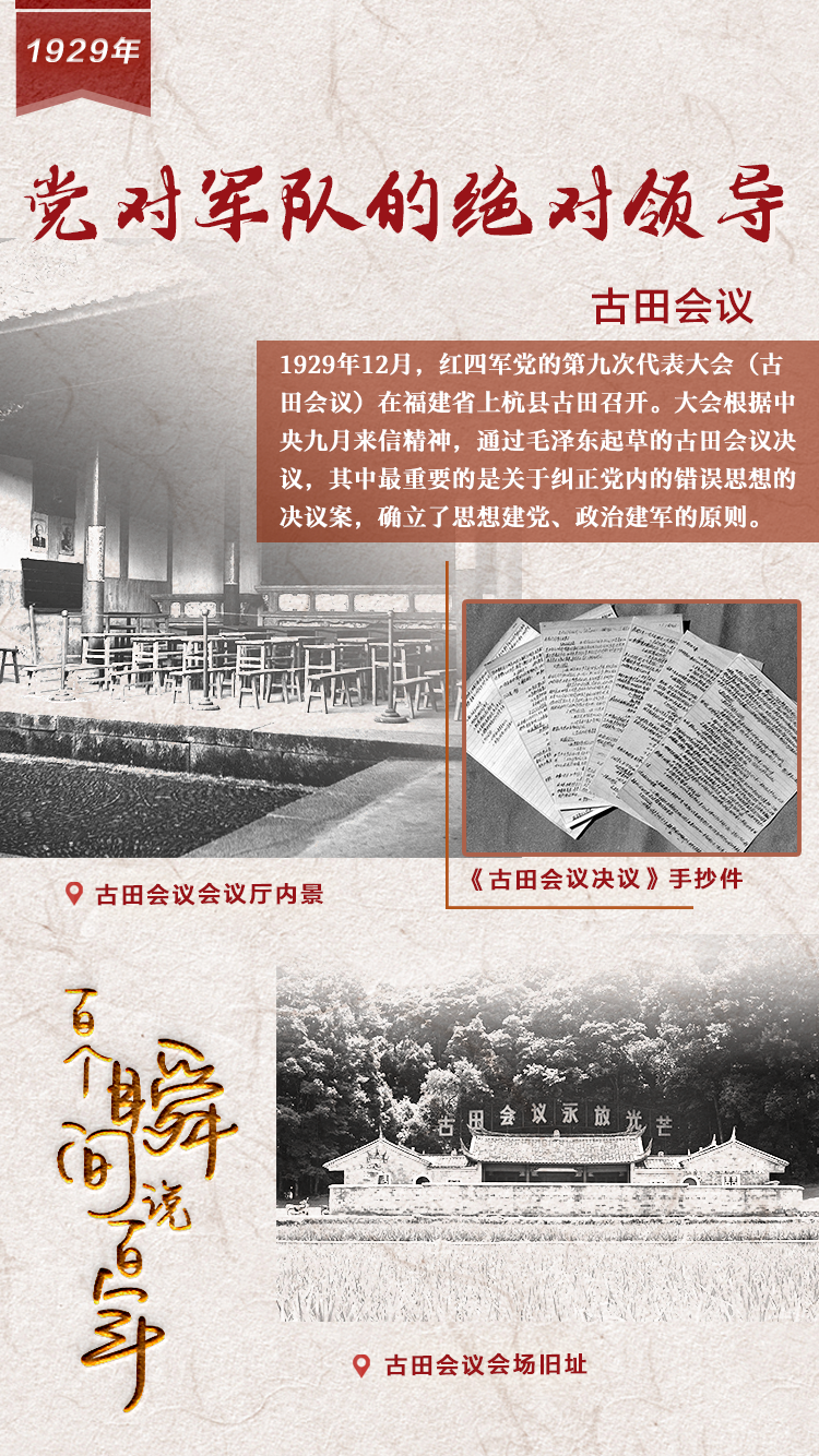 1929，黨對軍隊的絕對領(lǐng)導(dǎo)