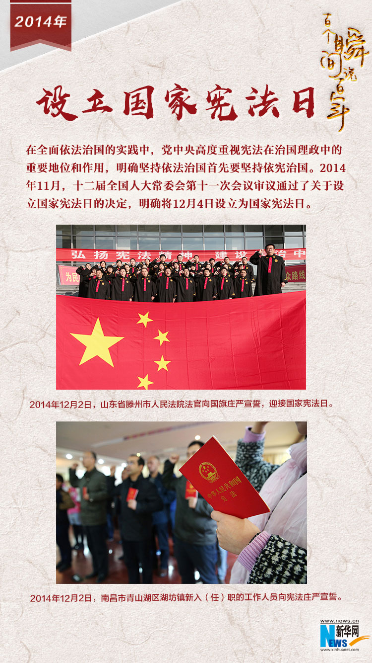 2014，設(shè)立國家憲法日