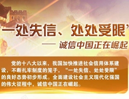 圖解：“一處失信、處處受限”——誠(chéng)信中國(guó)正在崛起