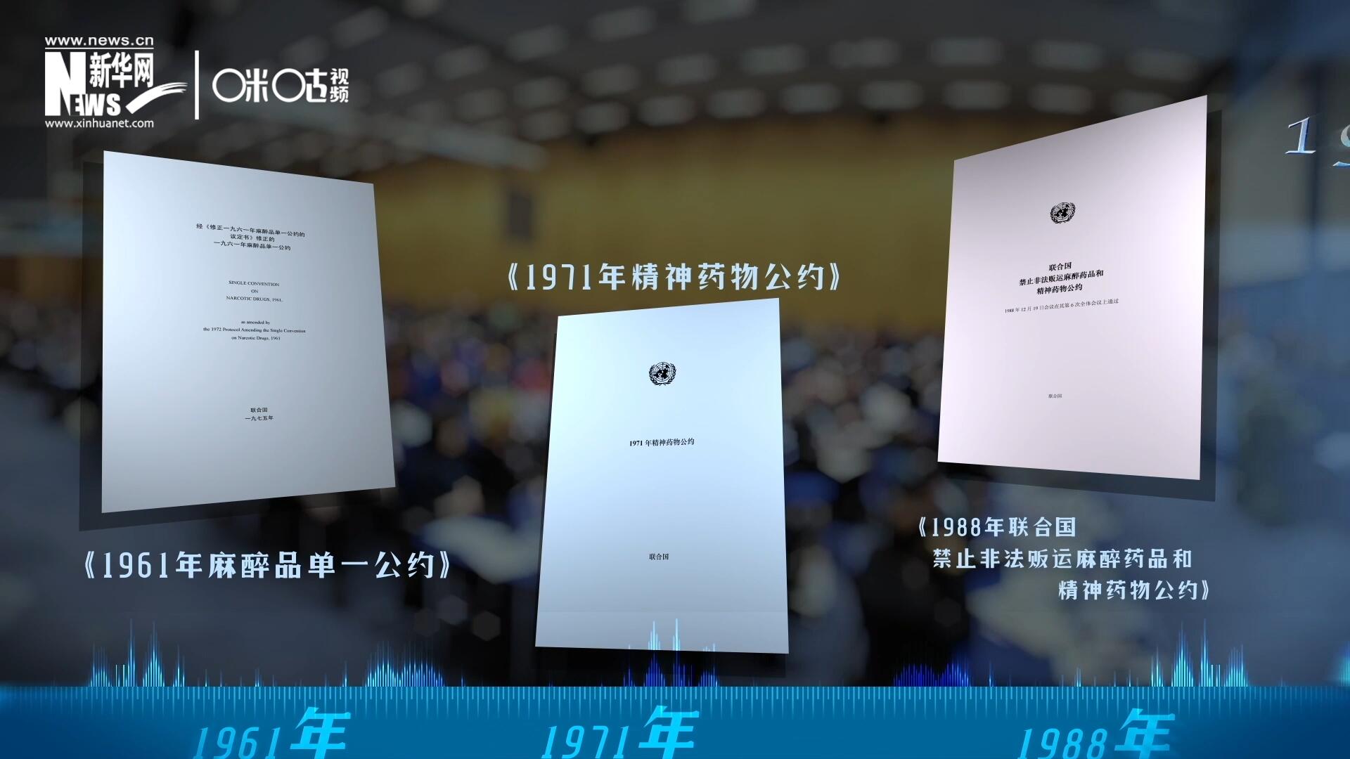 當前國際社會所共同遵循的三大國際禁毒公約，分別在1961年、1971年和1988年 由聯(lián)合國牽頭締結(jié)。