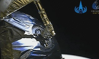 “天問一號”探測器火星捕獲過程影像來了！
