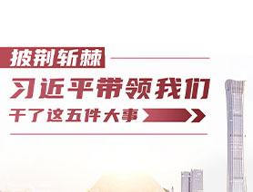 披荊斬棘！習近平帶領我們干了這五件大事