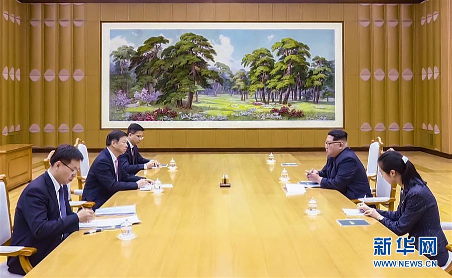 （新華網(wǎng)）金正恩會見中聯(lián)部部長、中國藝術(shù)團團長宋濤 