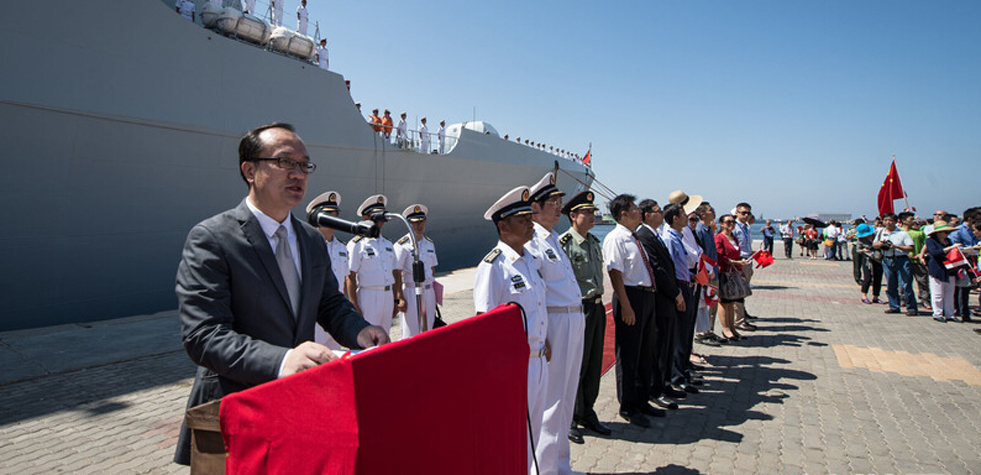 友誼、和平、交流、合作：中國(guó)海軍152艦艇編隊(duì)到訪埃及