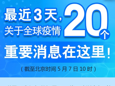 【圖解】最近3天，關(guān)于全球疫情20個(gè)重要消息在這里！