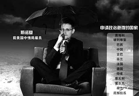 美施壓，斯諾登“搶手”成“燙手”
